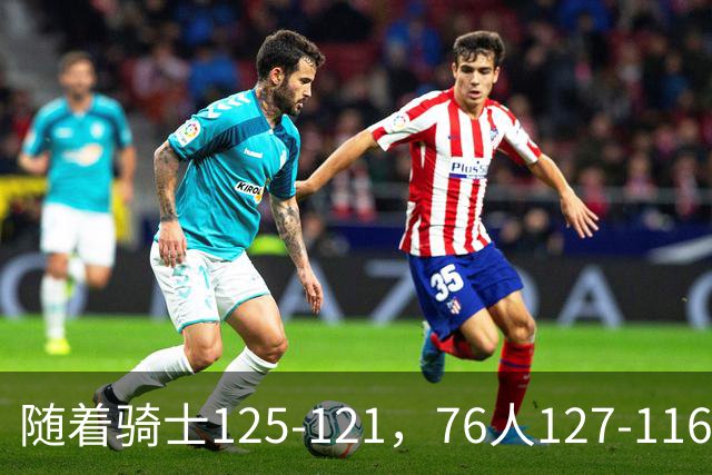 随着骑士125-121，76人127-116，热火110-115，NBA最新积分榜出炉