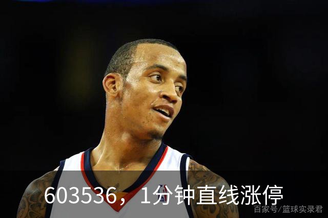 603536，1分钟直线涨停